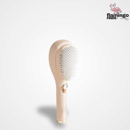 2-in 1 Tangle-less Comb and Massager (with Free nose Trimmer)