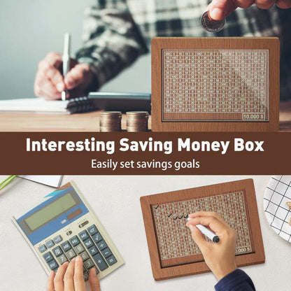 Big Money Saving Milestone Wooden Box - Save Rs 1,00,000/- In Invest Rs 399/-
