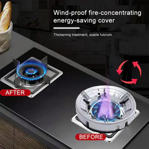 Gas Saver & Home Gas Stove Fire & Windproof Energy Saving Stand (Pack Of 2)